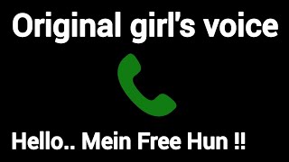 Hello.. Mein Free Hun !! Original girl's voice prank #call #girlvoiceprank @originalgirlsoundhub  screenshot 3