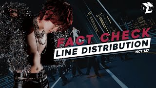 NCT 127 'Fact Check' | Line Distribution (Color Coded Bars) Resimi