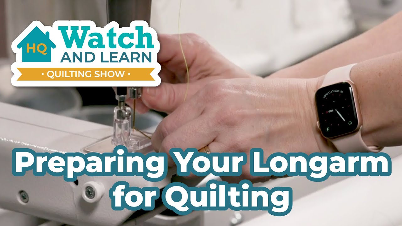 Prepare Your Longarm for Quilting - Prep Steps + Cleaning Tips - Watch ...
