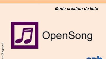 TUTORIEL HD Open Song - Mode Créer une liste