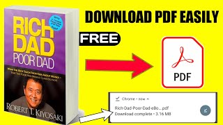 How to Download Rich Dad Poor Dad Book Pdf | Rich Dad Poor Dad Pdf | Robert T. Kiyoski Pdf Download screenshot 2