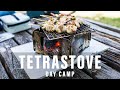 テトラストーブで焼き鳥＆ステーキ△デイキャンプ