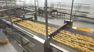 Automatic rice cracker packing line with cracker feeder  - Soontrue Packaging Solutions