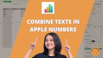 Combining Text From Multiple Cells Using TextJoin in Apple Numbers