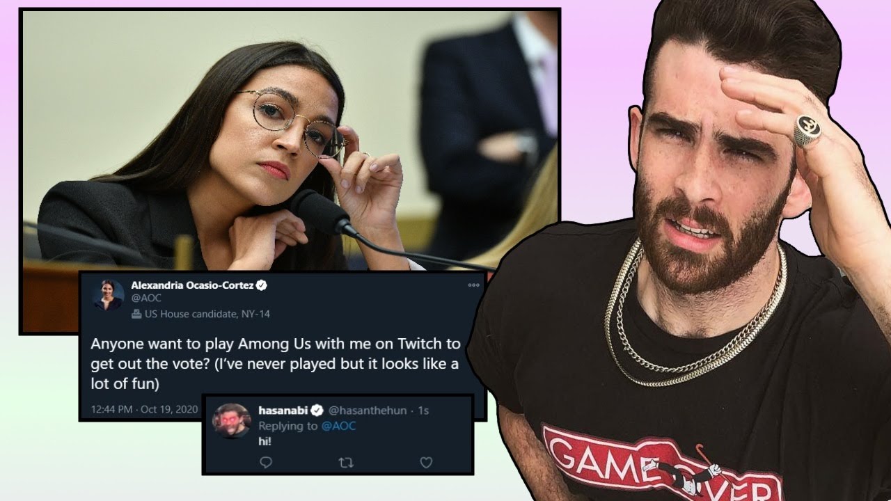 Hasan Aoc Will AOC play Among Us with Hasanabi?! - YouTube