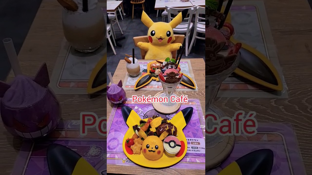 Too cute to eat / Pokémon Café Japan 