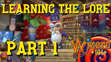 Listening to all of the dialogue || Learning the Lore Wizard101 Myth Playthrough [PART 1]