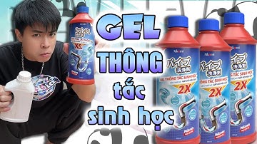 Thí nghiệm bốc khói, so sánh nước thông cống cực mạnh với Gel thông tắc sinh học - Đàm Đức Review