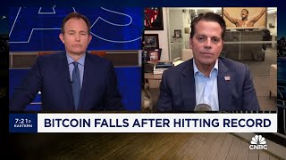 I don't read too much into Bitcoin's drop after crossing $69,000, says Anthony Scaramucci