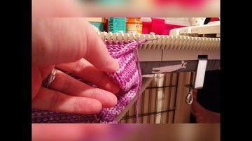 Easy cast off (beginners lk150 knitting machine)