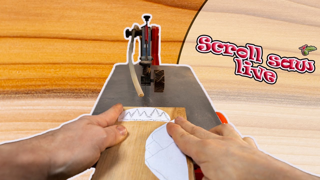 Scroll saw live. - YouTube