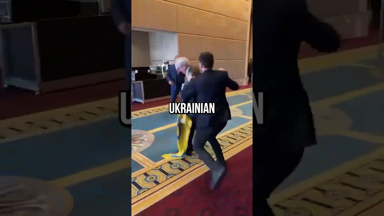 Ukrainian Russian Diplomats Brawl