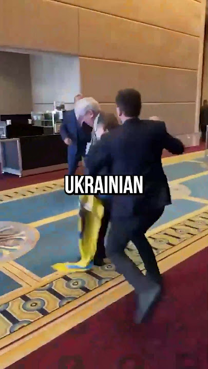 Ukrainian & Russian Diplomats Brawl