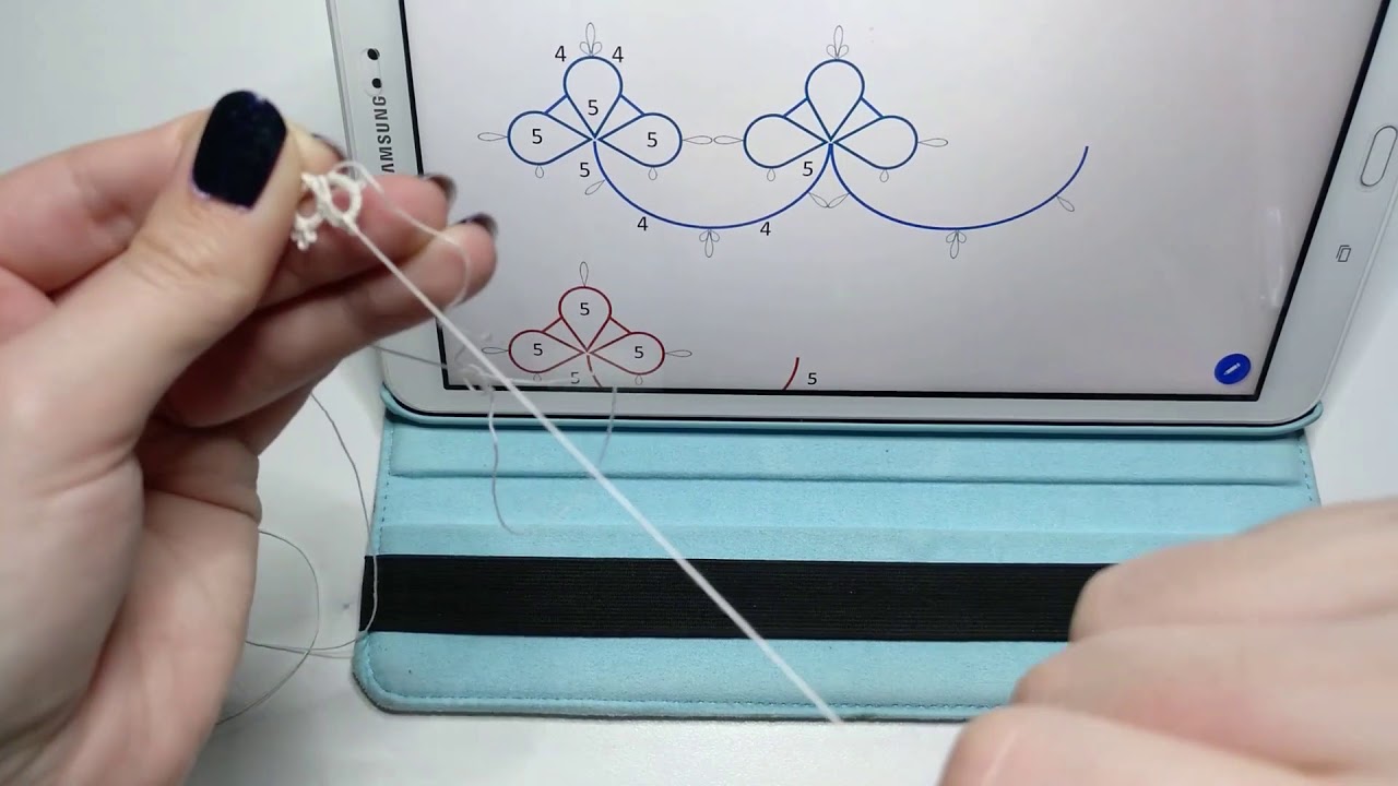 04. Curso de frivolité. Puntilla de aprendizaje: Bola de Navidad