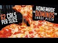 Low Cal Dominos Large Cheese Pizza Tutorial in Less than 4 Mins