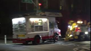 Soft ice cream truck in Brooklyn being towed screenshot 5