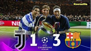 Juventus 1×3 Barcelona | U.C.L Final 2015 | Highlights