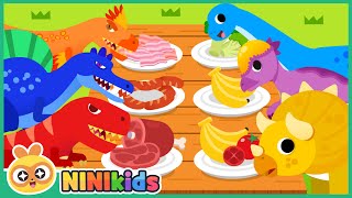Download Lagu Carnivorous dinosaur vs Herbivorous dinosaur | What do dinosaurs eat? | Drawing | T Rex | NINIkids MP3 Download Lagu Carnivorous dinosaur vs Herbivorous dinosaur | What do dinosaurs eat? | Drawing | T Rex | NINIkids MP3