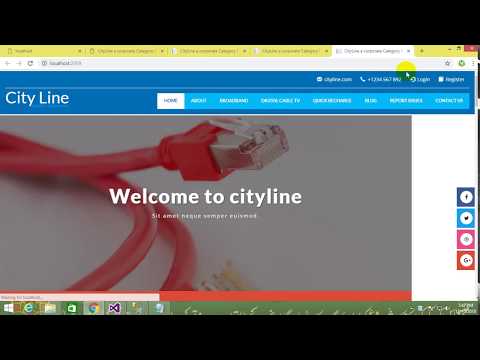 How to Convert Html Template into Asp.net mvc Pages || Login Pop-Up Modal  Bootsrap in hindi /Urdu