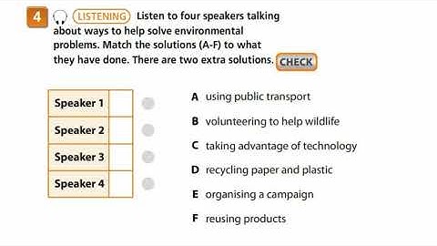 Aspect 10. Module 2. Listening Ex 4 p 23 (2 b)