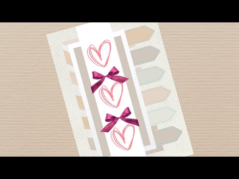 how to make: valentine • card • hearts • diy • tutorial