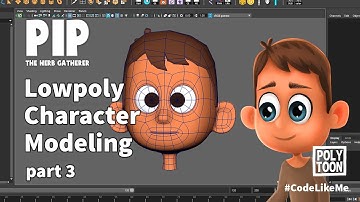 Low Poly Game Character Modeling part 3 - #4
