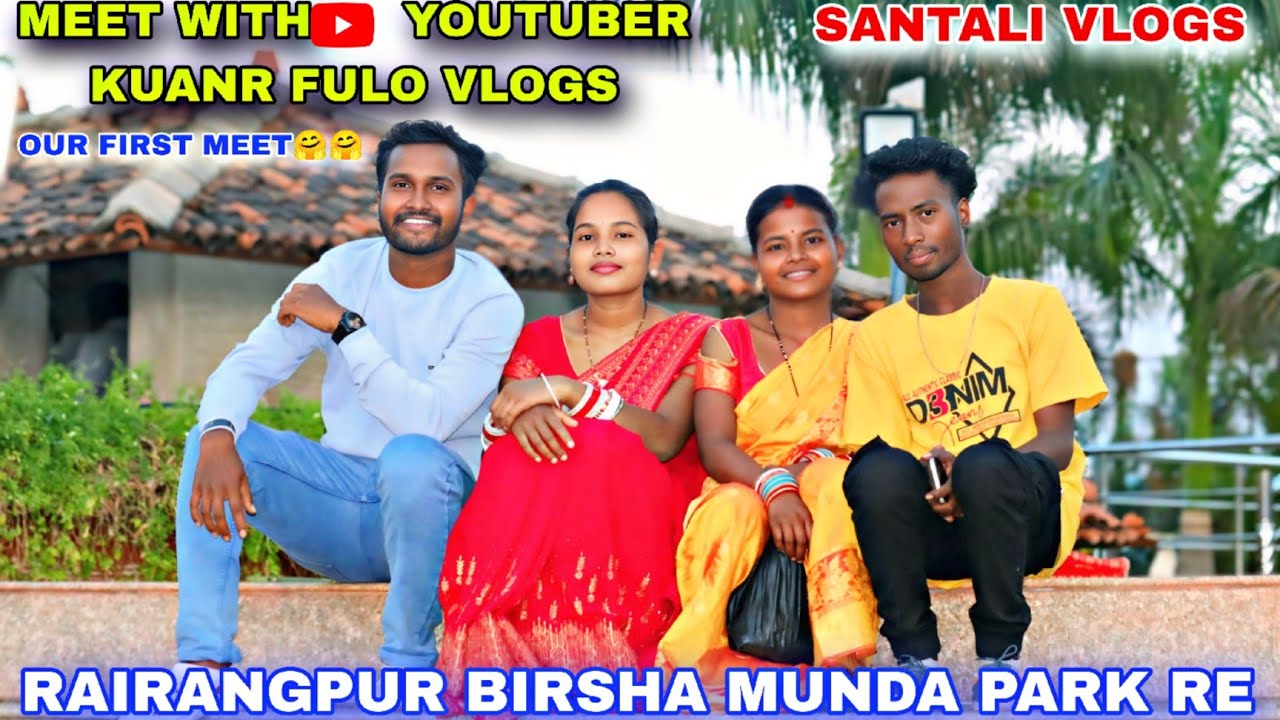 RAIRANGPUR PARK RE KUANR FULA TAKIN SAON  NAPAM HUIYENA 🤗❤‼️SANTALI VLOGS 2026