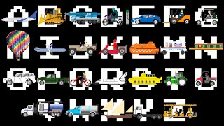 Vehicle ABCs 2 - @TheKidsPictureShow 