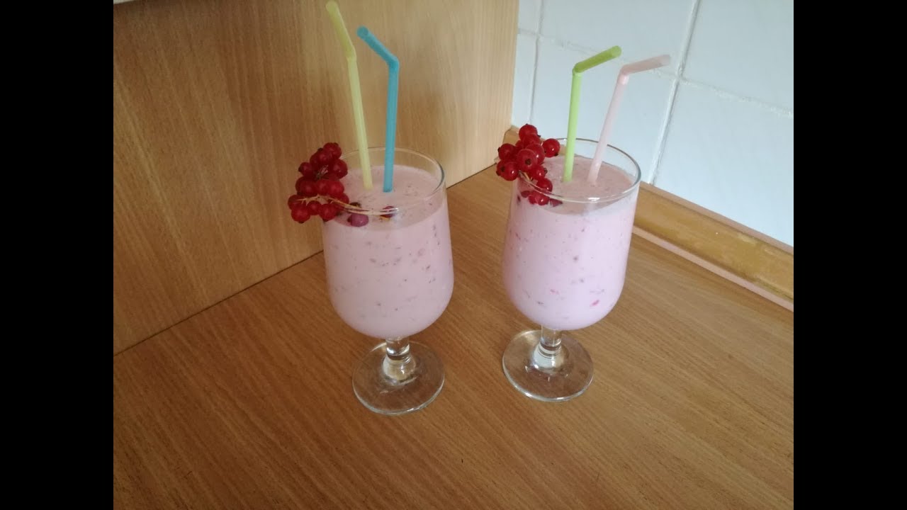 Fruchtiger Joghurt-Shake //Sommer Shake - YouTube