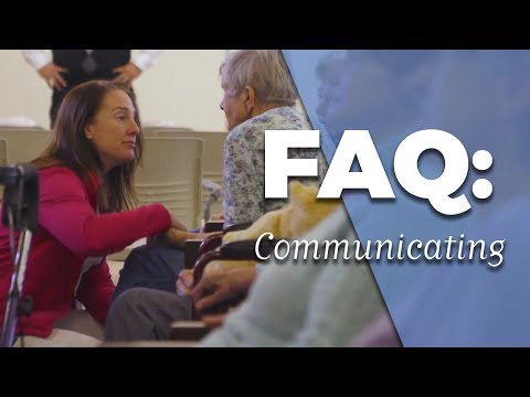 FAQ: Communicating with People with Alzheimer&rsquo;s Disease and related dementias