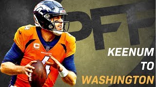 Celebrity Case Keenum Traded to the Washington Redskins | PFF Wealth