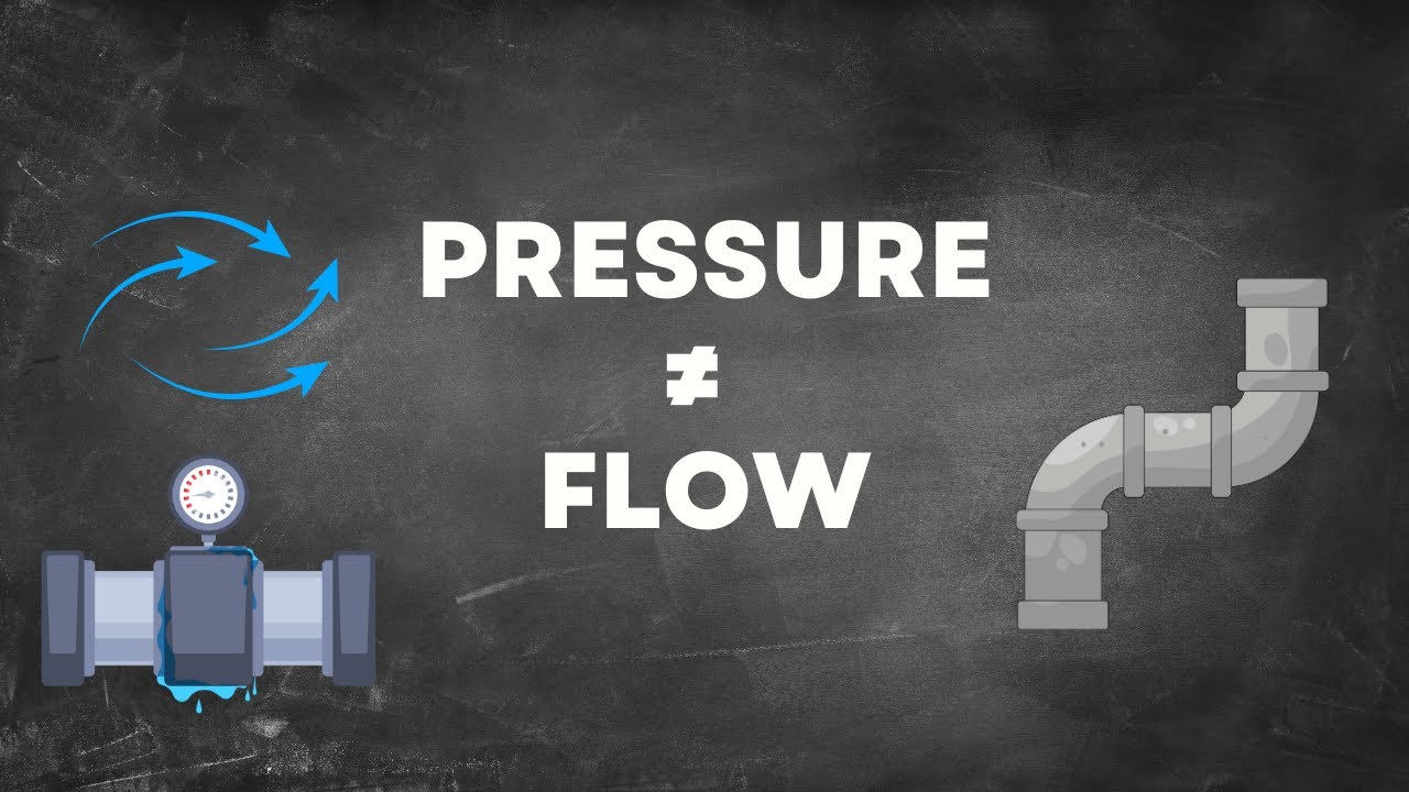 Разница между давлением и расходом (водоснабжение) — объяснение.