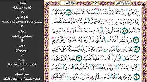 #7سورة النحل [ليكفروا بما ءاتيناهم فتمتعوا فسوف تعلمون ]