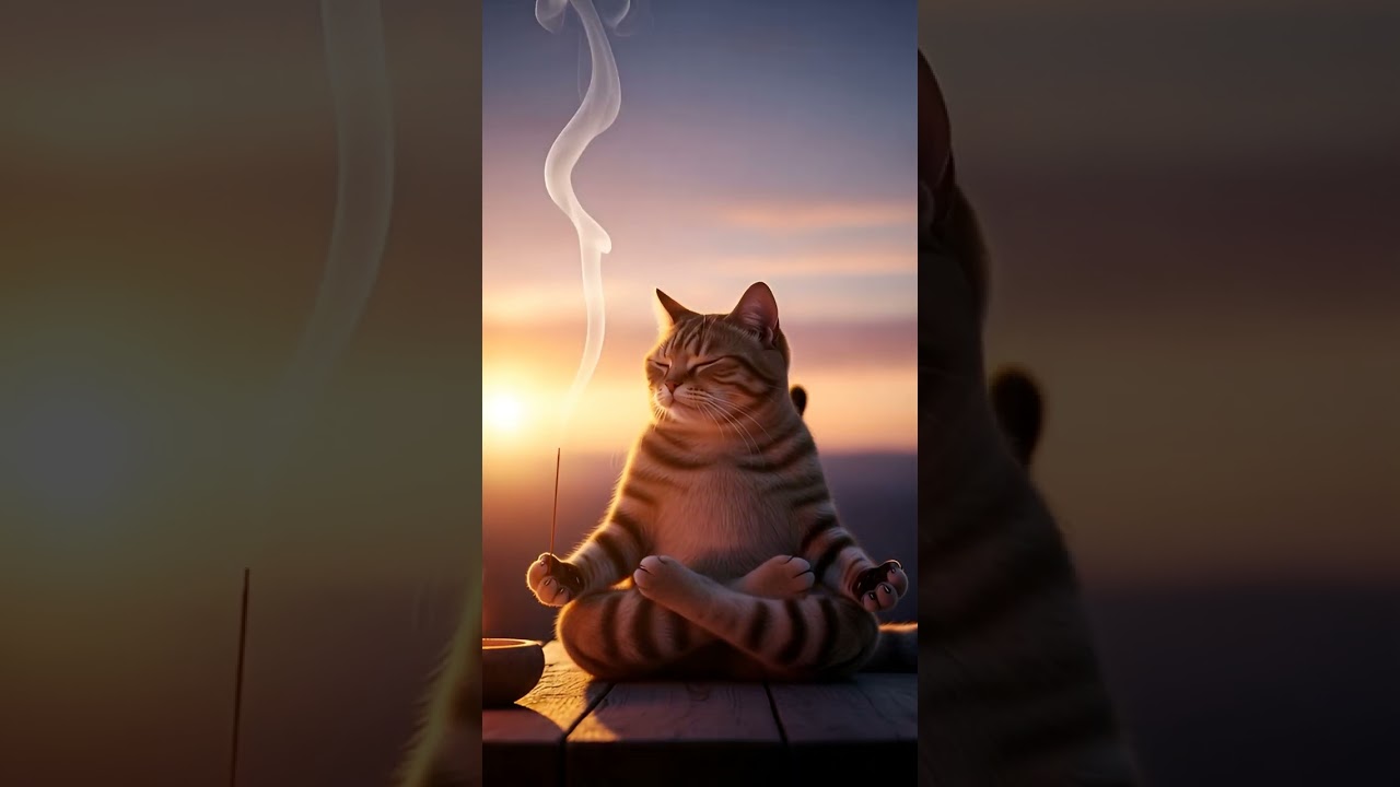 Cat Meditation 🧘😸
