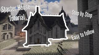 Gothic Starter House in Minecraft | Building Tutorial