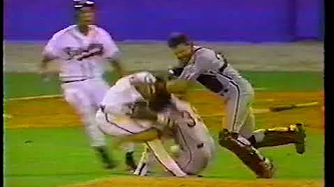 Philadelphia Phillies vs Atlanta Braves (6-4-1991)...