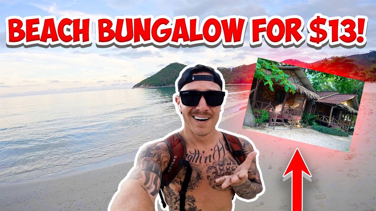 Cheapest  Beach I've Stayed On, Koh Phangan Thailand