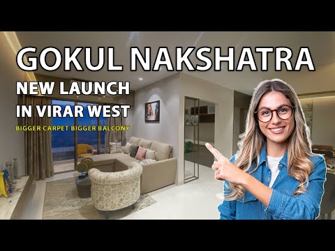 Gokul Nakshatra Virar West | New Launch 4K Tour of Sample Flat | Ayush Realtors