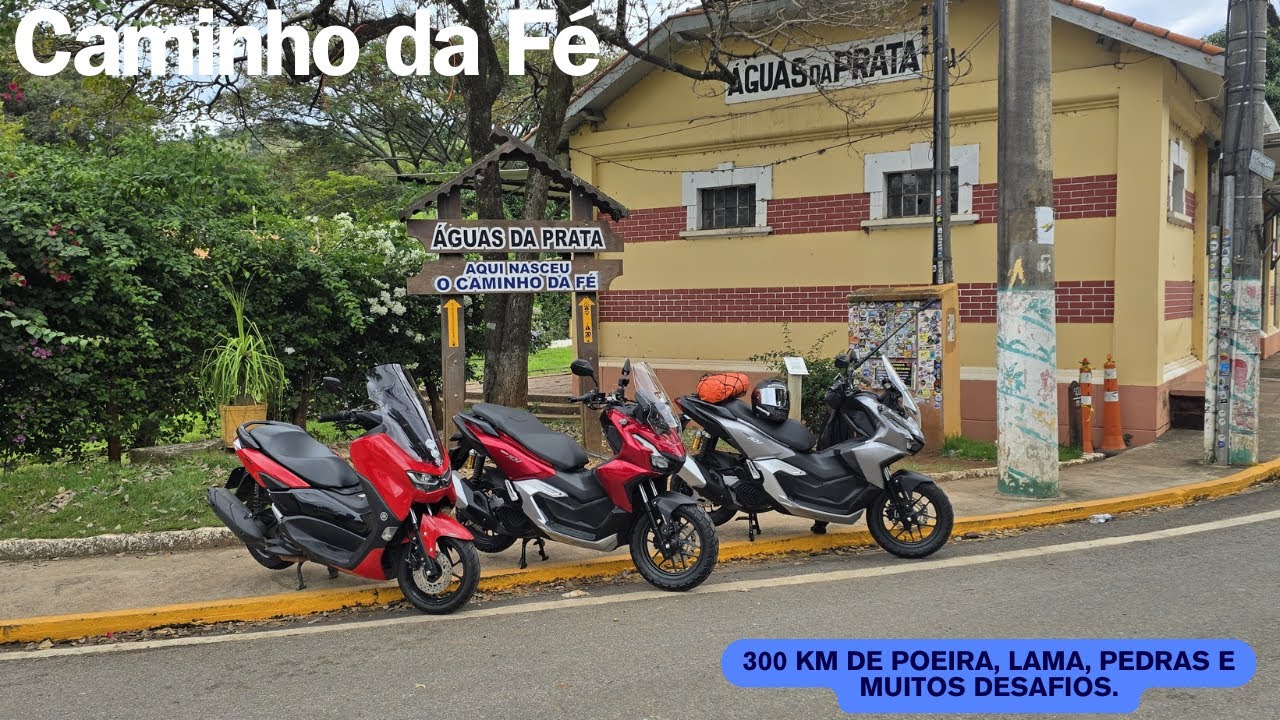 Caminho da Fé de Scooter  - Foram 300 km de muitos desafios e muitas surpresas pela estrada.  Ep01
