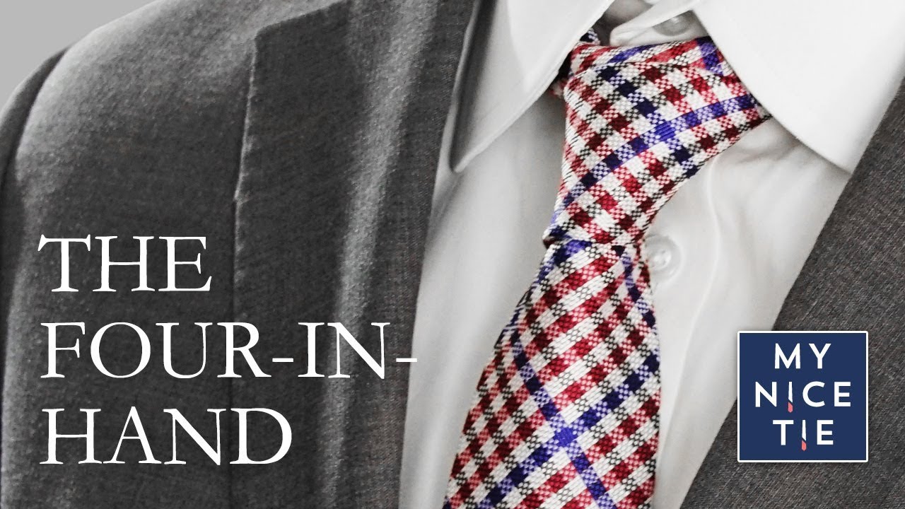 How to tie a tie - The four in hand knot