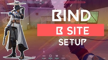 Cypher best setup on Bind b site | Valorant gameplay | Cypher tripwire setup