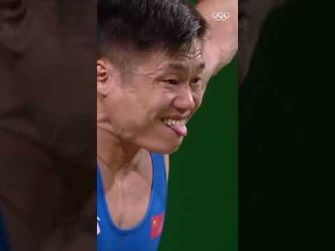 When the effort is so intense, the face says it all 🥹#Olympics #Weightlifting