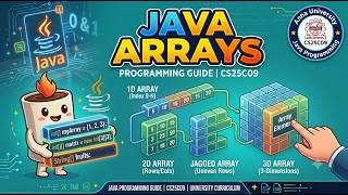 Java Arrays in Tamil 🔥 1D, 2D, Jagged & 3D Array | CS25C09 Java Programming | Anna University