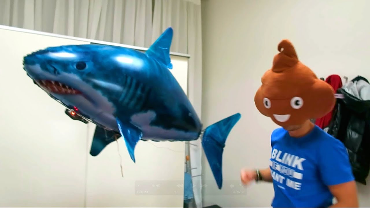 FLYING SHARK WAKE UP PRANK YouTube