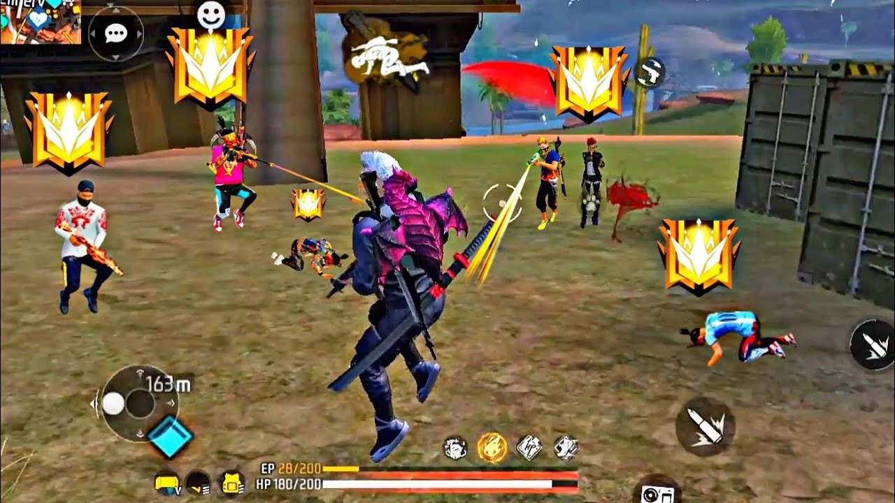 solo vs squad full map gameplay 🔥// free fire solo vs squad gameplay no ...