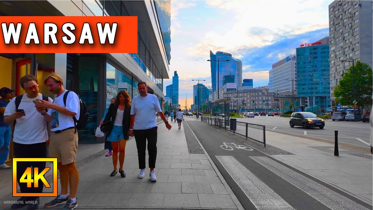 Beautiful Friday Evening in One of Europe’s Most Stunning Capitals – Warsaw | 4K 60FPS HDR