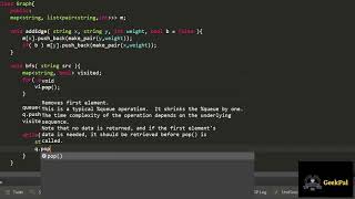 BFS Code | Breadth First Search Code | BFS Code in C++ | Graph Traversal | Full Explanation