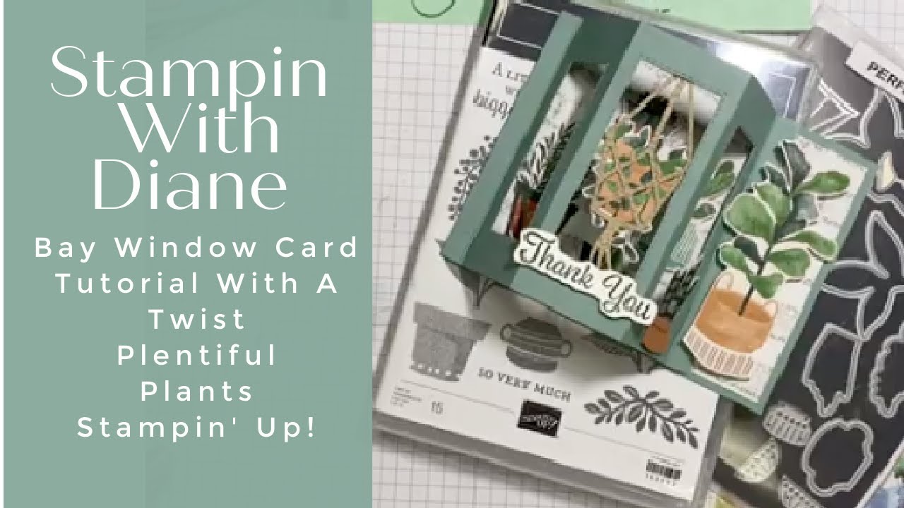 Мастер-класс по созданию необычной открытки для эркера с использованием множества растений от Sta...