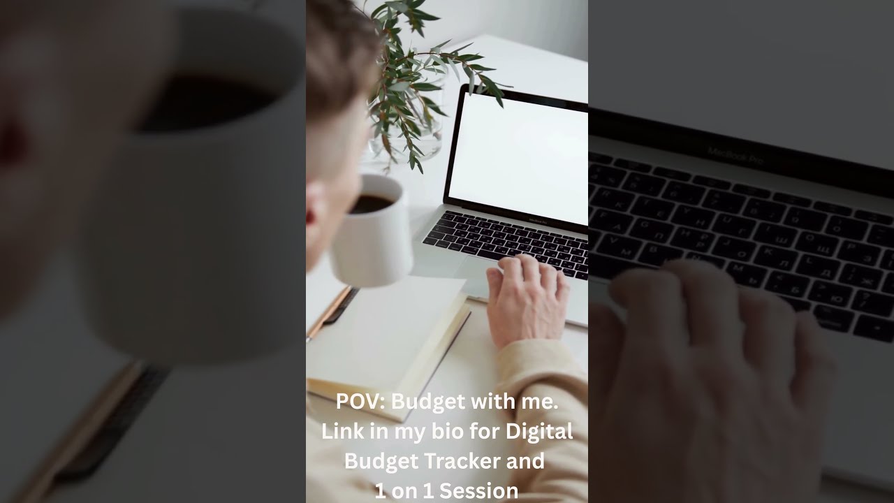 POV Come Budget with me: Digital Budget Tracker and 1 on 1 Session 2