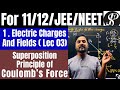 Lec 03 JEE/NEET Problems of Coulomb’s law